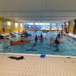 Eskimotiertraining im Schwimmbad Kartäuserwall
